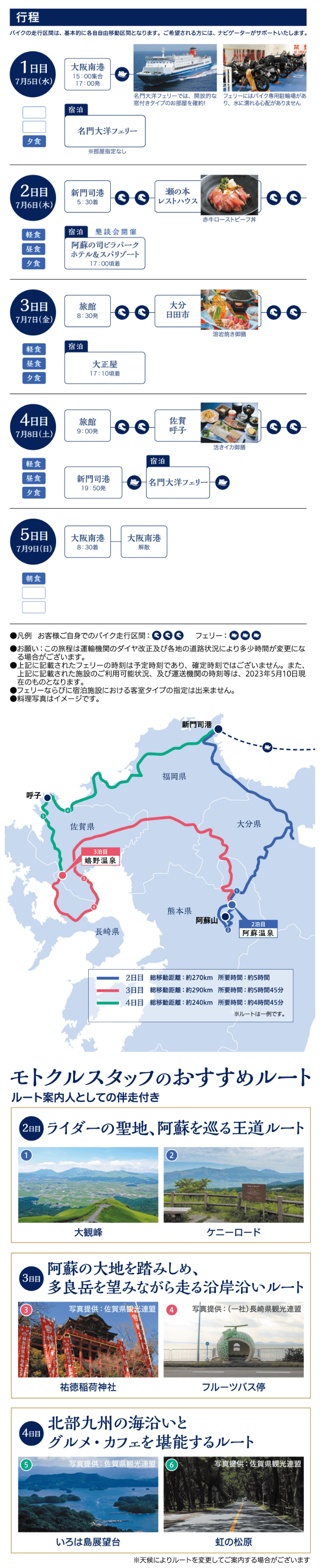旅行期間・旅行代金・参加資格