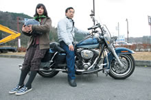 HARLEY-DAVIDSON FLHR 川又親子