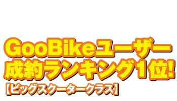GooBike[U[񃉃LOPʁIrbOXN[^[NX