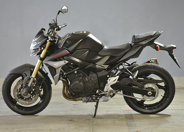 新品★ACTIVE アクティブ SUZUKI GSR750(ABS) '13 ～ '15 ビルドアライン バイク ステンレスブラック (フロント) 20751620 リプロス バイク パーツ