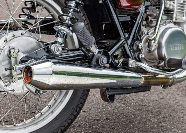省スペース 洗える おしゃれ SR400 キャブ車 DAYTONAメガホンマフラー | doppocucina.com.br