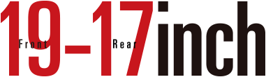 Front19-Rear17inch