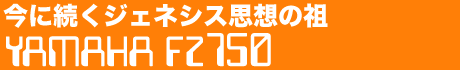ɑWFlVXvz̑c@YAMAHA FZ750