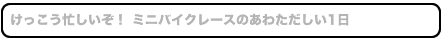 ZI ~joCN[X̂킽1