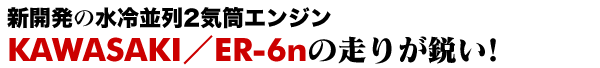 VJ̐2CGW KAWASAKI^ER-6n̑肪s!