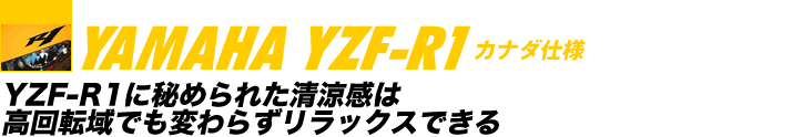 YAMAHA YZF-R1 Ji_dl  YZR-R1ɔ߂ꂽ͍]łς炸bNXł