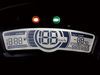ヤマハ トリシティ125 ABS デジタルメーター