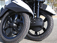 ヤマハ トリシティ125 ABS 車輪