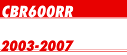 CBR600RR 2000-2007