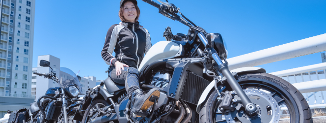 女性でも乗りやすい大型バイクを選ぶポイント