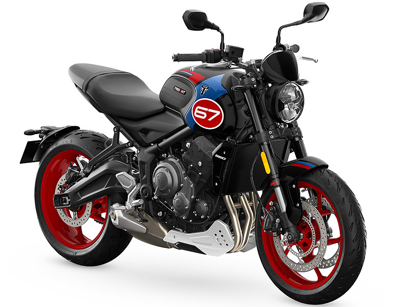ȥ饤 TRIDENT 660 Triple Tribute Black