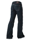 4004@SEMI-BOOTS CUT DENIM PANTS