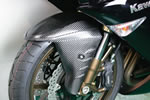 ドライカーボンフロントフェンダー/ZZR1400用