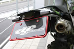 DRC アルミナンバープレートホルダー/126cc〜用